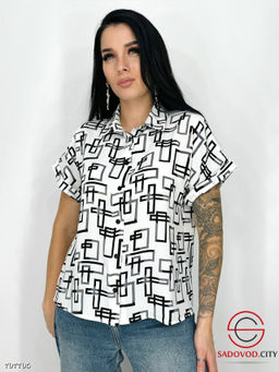 рубашка женская с принтом - Bruno фото 2