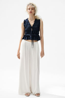 Top nido de abeja en denim - H&m фото 6