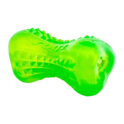 ВИА Кость из резины с массажными насечкми YUMZ, большая, лайм (YUMZ TREAT TOY LARGE) YU05L YU05L YU05L