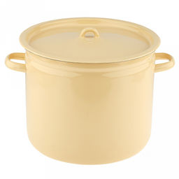 "Анютины глазки" Кастрюля эмалированная 12л, форма цилиндрическая, металлическая крышка, металлические ручки (Россия)