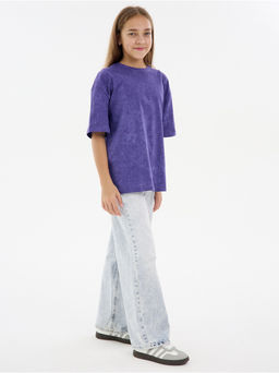 Футболка Винтаж фиолет Девочка - София фото 17