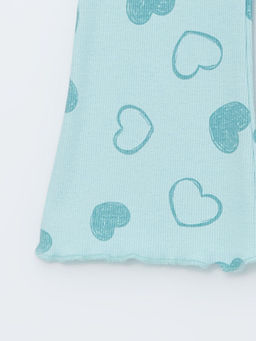 Beli Lastikli Bask?l? K?z Bebek Tayt