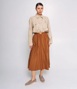 Рубашка #КТ1908, бежевый