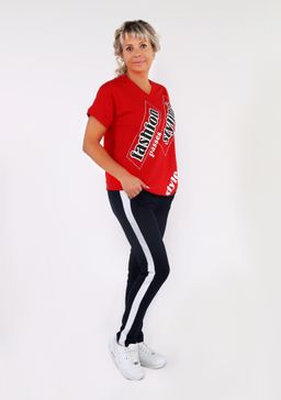 Брюки Контраст синие - Марлен фото 2