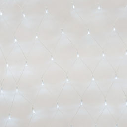 ULD-N2520-240/DTA WHITE IP20 Сетка светодиодная с контроллером, 240 светодиодов, 2.5х2 м, белая, IP20, провод прозрачный - Volpe фото 2