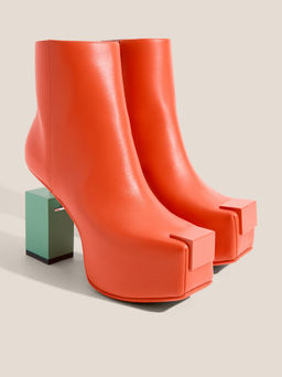Ботильоны UNITED NUDE Cubist Bootie Артикул 4636704, светло-оранжевый
