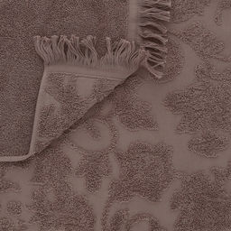 Полотенце махровое "Королевский шик" 50х90см, хлопок 100%, с бахромой, темно-оливковый (Китай)