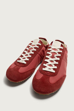 ZAPATILLA ESTILO RETRO / Rojo - Zara фото 3