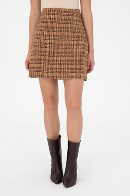 Женская тканая юбка кокосового цвета Неожиданная скидка в корзине - U.s. polo assn фото 2