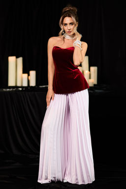 Брюки Golden Valley 16754 серебристо-лавандовый