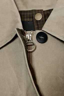 ZW COLLECTION LIMITED EDITION WAXED TRENCH COAT - Zara фото 6