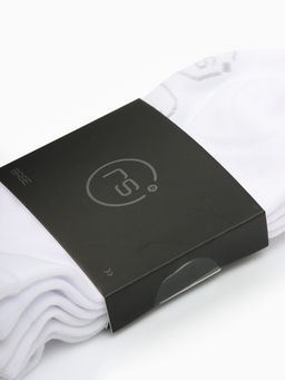 Носки мужские спортивные укороченные Resport, набор 3 пары, размер 39-41, белые