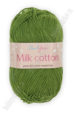 Пряжа Milk cotton 50 гр (10 шт) SF-7848, фисташковый