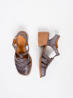 Босоножки 5035.23663bе.Вакса коричневый+коричневый