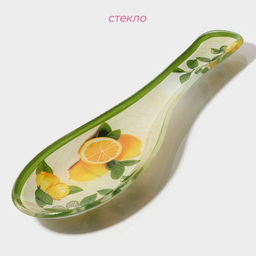 Подставка под ложку Доляна «Дольче», 23.5×8.3 см, стекло
