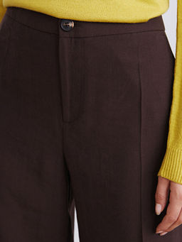 Standart Fit Geni? Pa?a Kad?n Pantolon