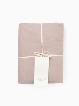 Простыня на резинке евро SL Home Деним, 200200+30 см, бежевая, жатый хлопок - Sima-land home фото 8