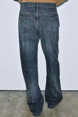 ZW COLLECTION BALLOON MID-WAIST JEANS WITH ZIPS LIMITED EDITION - Zara фото 3