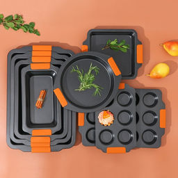 Форма для выпечки Magistro French Bakery. Круг, 39?26.3?3.4 см, 12 ячеек, антипригарное покрытие  фото 11