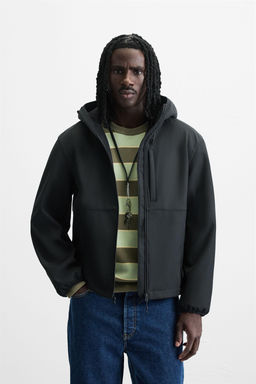 TECHNICAL FLEECE MIX JACKET - Zara фото 2
