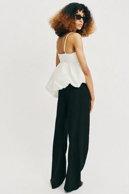 TOP TIRANTES GLOBO / Blanco roto - Zara фото 6