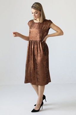 Платье со сборкой по талии - Looklikecat фото 3