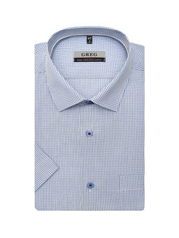 Сорочка мужская короткий рукав GREG 124/201/6177/1p