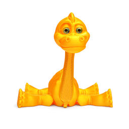 Игрушка-антистресс "Динозаврик пучеглазик"