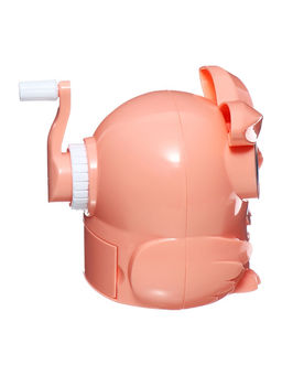 Точилка для карандашей механическая Calligrata «Сова», с контейнером, персиковая