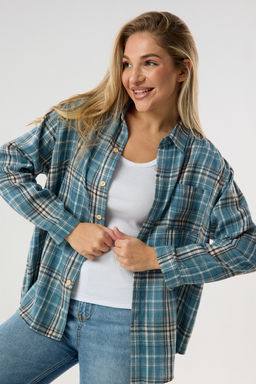 Майка базовая в рубчик белая