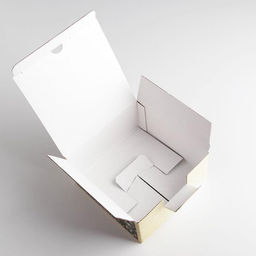 Цена за 2 шт. Коробка подарочная новогодняя складная Present, 15×15×7 см, Новый год