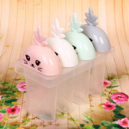 Цена за 2 шт. Форма для приготовления мороженого "Котята" 4шт