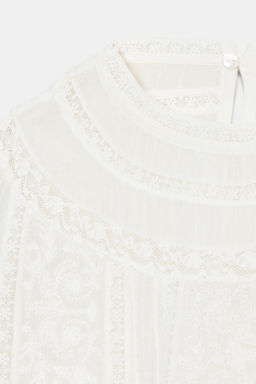 TOP BORDADOS MANGA SISA ZW COLLECTION / Crudo - Zara фото 6