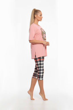 Пижама с бриджами и футболкой - 401