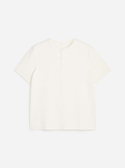 Camiseta Henley de manga corta