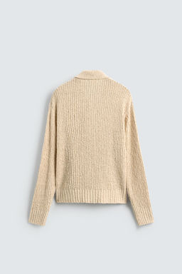 TEXTURED KNIT CARDIGAN - Zara фото 9