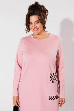 Платье ANELLI 1427 розовый  фото 5