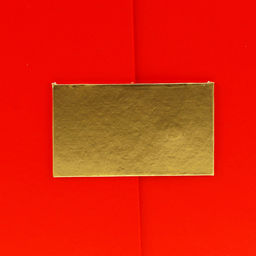 Коробка подарочная 22х22х13см "Круг" золотой в красной коробке (ДМ)