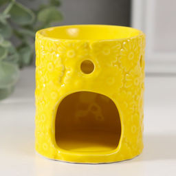 Аромалампа для эфирных масел Ромашки, керамика, жёлтая, 6.7?6.7?7.5 см - Simaland фото 5