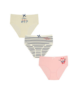 GULC3371(3шт. в упаковке) Трусы для девочек