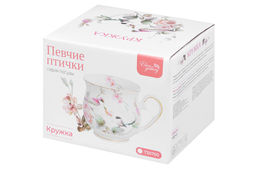 Кружка 480 мл 13,5*10*9 см Белоснежная долина бочонок - Elan gallery фото 4