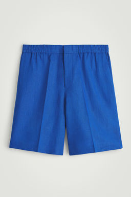 PANTALONES CORTOS DE LINO EL?STICO