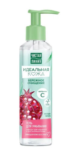 ЧИСТ.ЛИНИЯ очищ.гель д/умывания 160мл Идеальная кожа