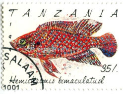 Марка Хромис-красавец 1991 год Танзания