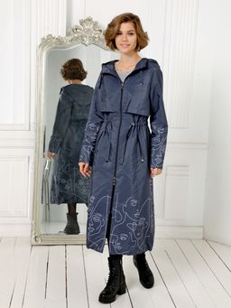 22126 Плащ графитовый - Dizzyway фото 3