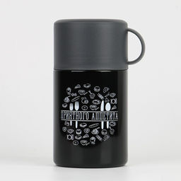 Термос для еды Мастер К Приятного аппетита, 550 мл, 1711 см, чёрный