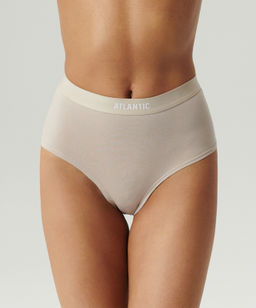 ATLANTIC 3CLP-009 Трусы макси спорт Maxi Sport - набор 3 шт. бежевый + ванильный + светло-голубой  фото 2