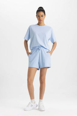 DeFactoFit Standart Fit Sporcu K?sa Paca Basic Duz Sort  фото 4