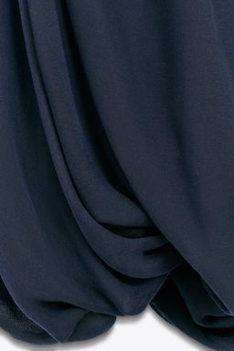 LIMITED EDITION HALTER VOLUME HEM LONG DRESS - Zara фото 6