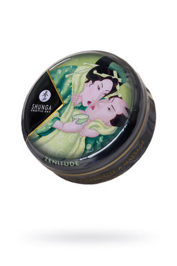 Массажное аромамасло в виде свечи Shunga Спокойствие. Зеленый чай(Zenitude.Exotic Green Tea), 30мл